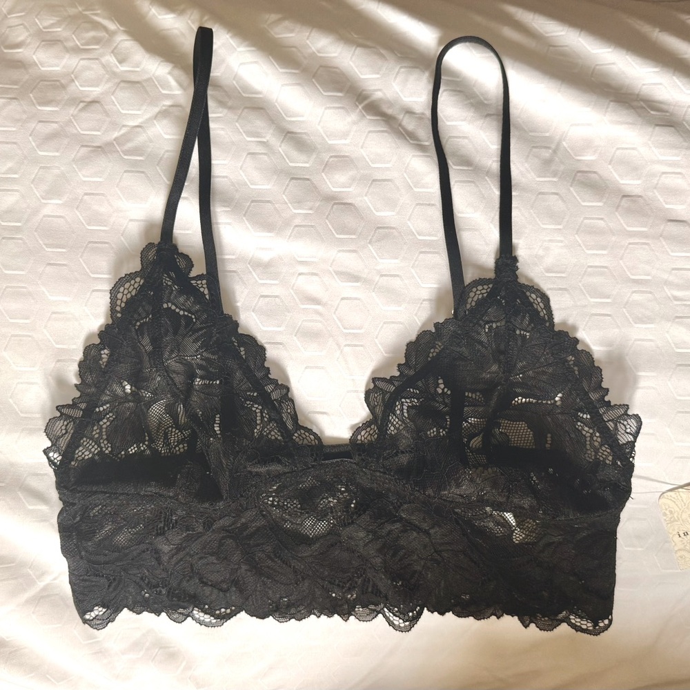 Free People Intimately Lace Bralette, XS